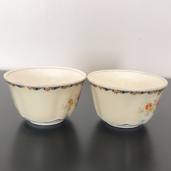 Vintage 1930’s Royal Winton Grimwades Lady Patricia 9737 2 Tea Cups and Saucers - Picture 9 of 16